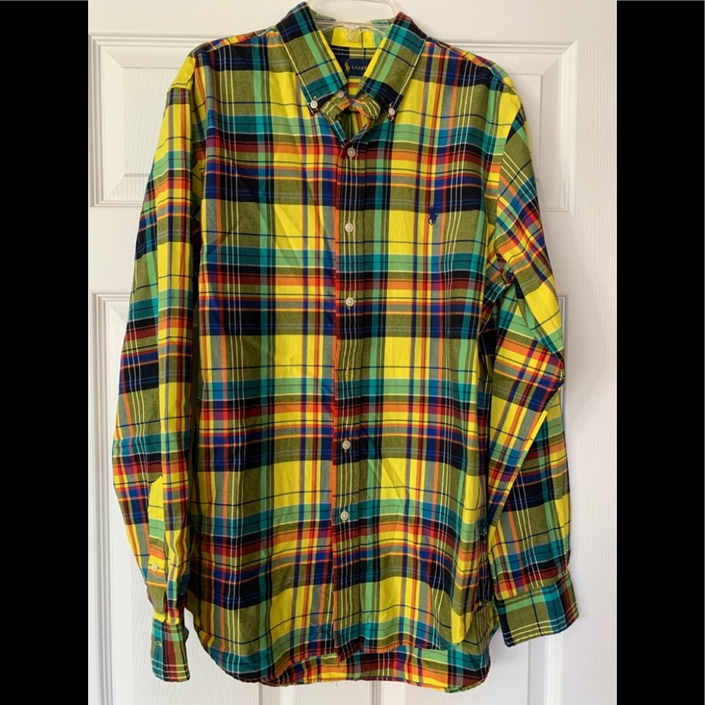 Men’s Ralph Lauren Button Down Shirt Sz M